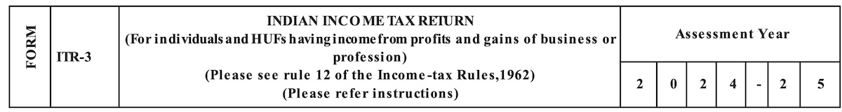 how to file itr 3