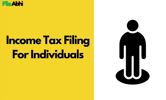 income tax filing for individuals